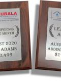 Award Plaques UV printed and Laser Engraved